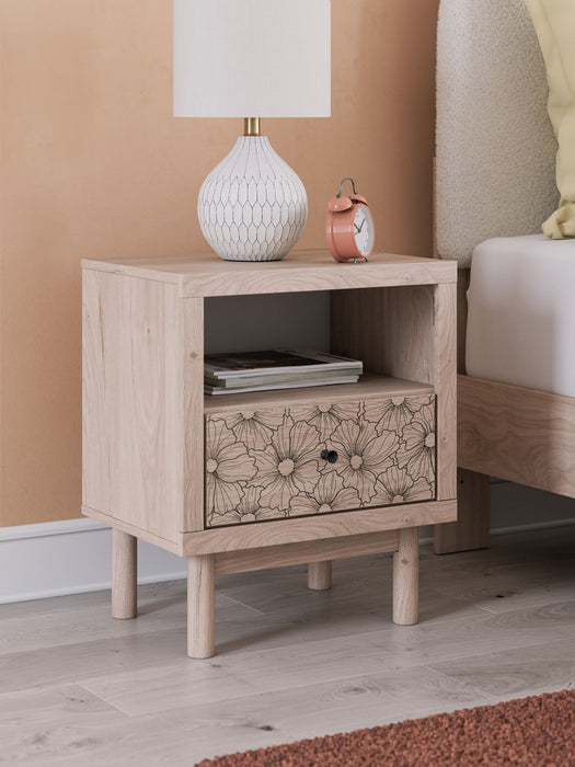 Arloster - Tan - One Drawer Night Stand - Tallahassee Discount Furniture (FL)