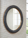 Corinsworth - Accent Mirror - Charcoal / Brass Finish - Tallahassee Discount Furniture (FL)