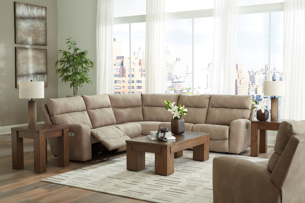 Next-Gen Durapella - Power Reclining Sectional Set - Tallahassee Discount Furniture (FL)