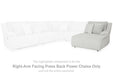Top Tier - Alloy - Raf Press Back Power Chaise - Tallahassee Discount Furniture (FL)