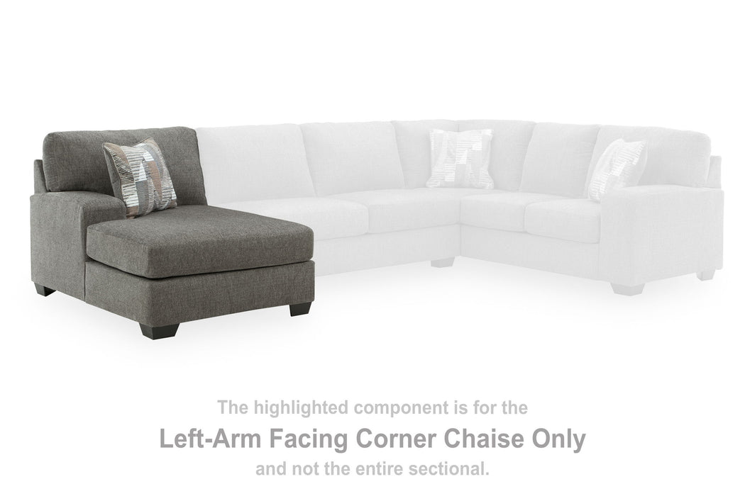 Clarington - LAF Corner Chaise - Greystone - Tallahassee Discount Furniture (FL)