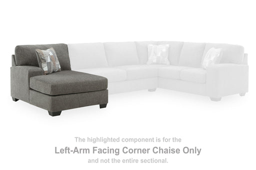 Clarington - LAF Corner Chaise - Greystone - Tallahassee Discount Furniture (FL)