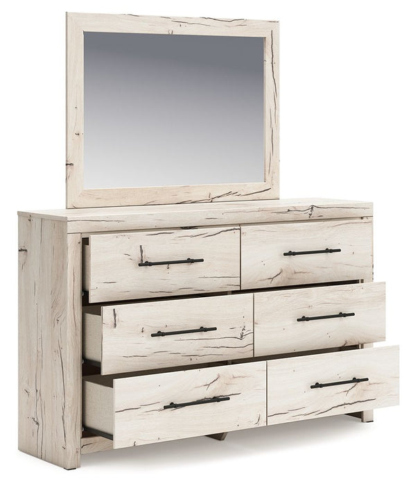 Lawroy - Light Natural - Dresser And Mirror - Tallahassee Discount Furniture (FL)