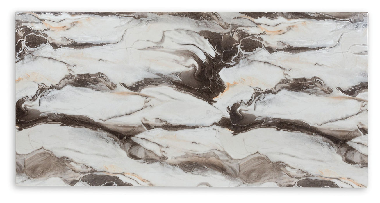 Jeshina - Dark Brown / Beige - Dining Table - Tallahassee Discount Furniture (FL)