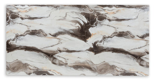 Jeshina - Dark Brown / Beige - Dining Table - Tallahassee Discount Furniture (FL)