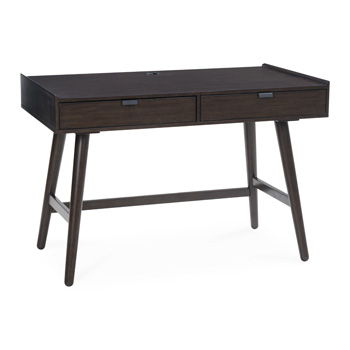 Dantenton - Home Office Desk - Merlot - Tallahassee Discount Furniture (FL)