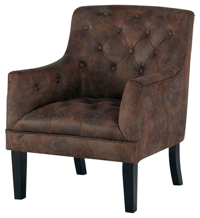 Drakelle - Accent Chair - Mahogany - Tallahassee Discount Furniture (FL)