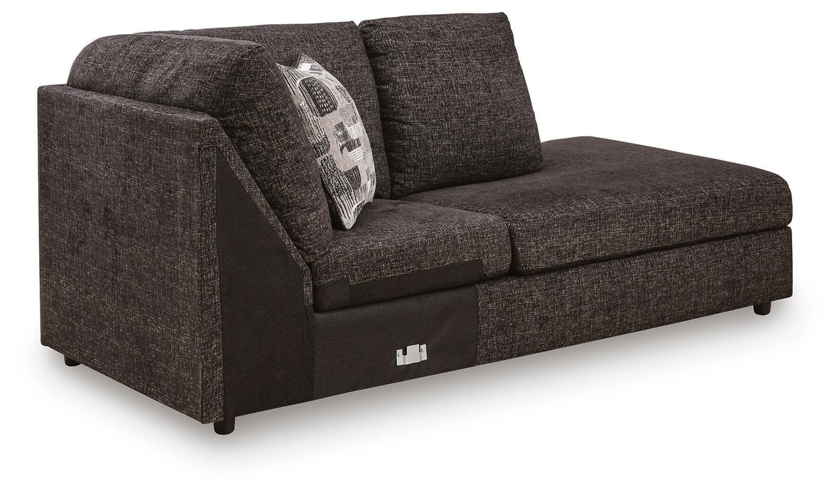Lentiz - RAF Corner Chaise - Onyx - Tallahassee Discount Furniture (FL)