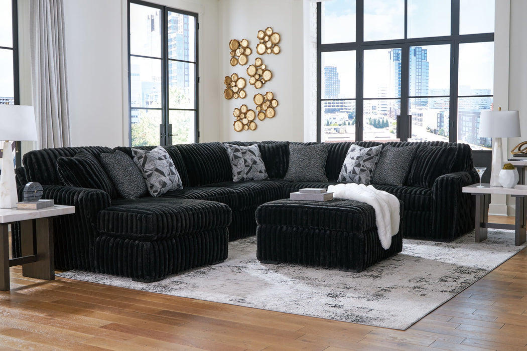 Midnight-Madness - Sectional Set - Tallahassee Discount Furniture (FL)