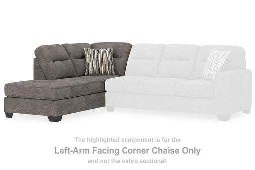 Olten - Graphite - LAF Corner Chaise - Tallahassee Discount Furniture (FL)
