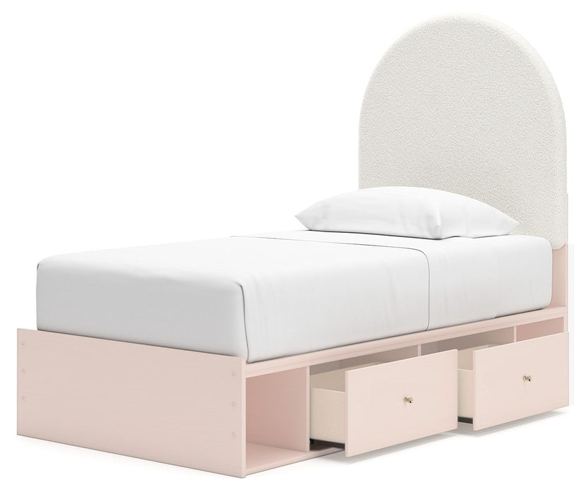 Wistenpine - Upholstered Panel Bed With Storage - Tallahassee Discount Furniture (FL)