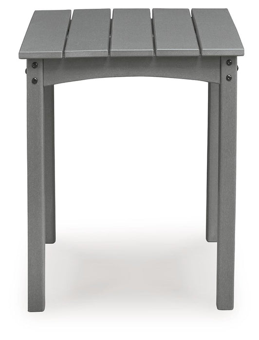 Cove Beach - Square End Table - Gray - Tallahassee Discount Furniture (FL)