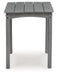 Cove Beach - Square End Table - Gray - Tallahassee Discount Furniture (FL)