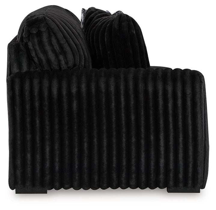 Midnight-Madness - Onyx - Laf Sofa - Tallahassee Discount Furniture (FL)