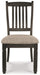 Tyler Creek - Black / Grayish Brown - Dining UPH Side Chair (Set of 2) - Slatback - Tallahassee Discount Furniture (FL)