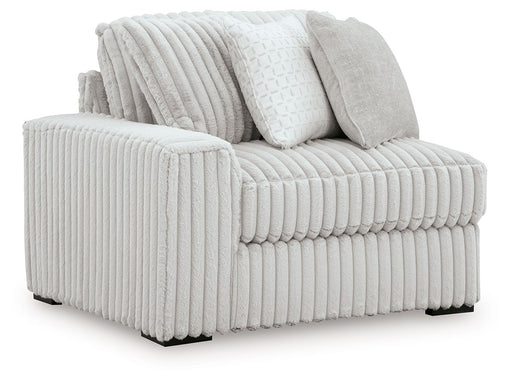 Stupendous - LAF Corner Chair - Alloy - Tallahassee Discount Furniture (FL)