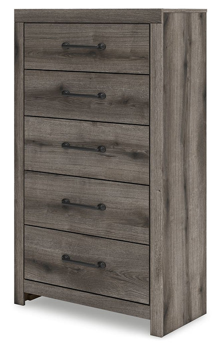 Graystorm - Brown Gray - Five Drawer Chest - Tallahassee Discount Furniture (FL)