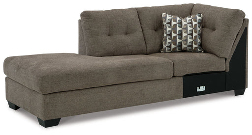 Mahoney - Chocolate - Laf Corner Chaise - Tallahassee Discount Furniture (FL)