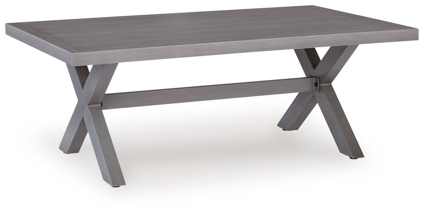 Half Moon Beach - Rectangular Cocktail Table - Gray - Tallahassee Discount Furniture (FL)