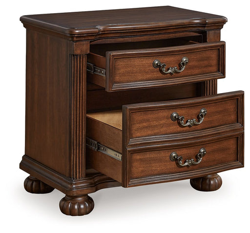 Lavinton - Brown - Three Drawer Night Stand - Tallahassee Discount Furniture (FL)