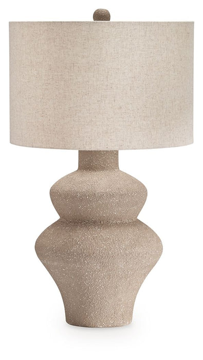 Jossleigh - Beige - Metal Table Lamp - Tallahassee Discount Furniture (FL)