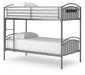 Lanceburg - Twin/Twin Bunk Bed With Ladder - Gray - Tallahassee Discount Furniture (FL)