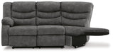 Partymate - Slate - Laf Reclining Loveseat - Tallahassee Discount Furniture (FL)