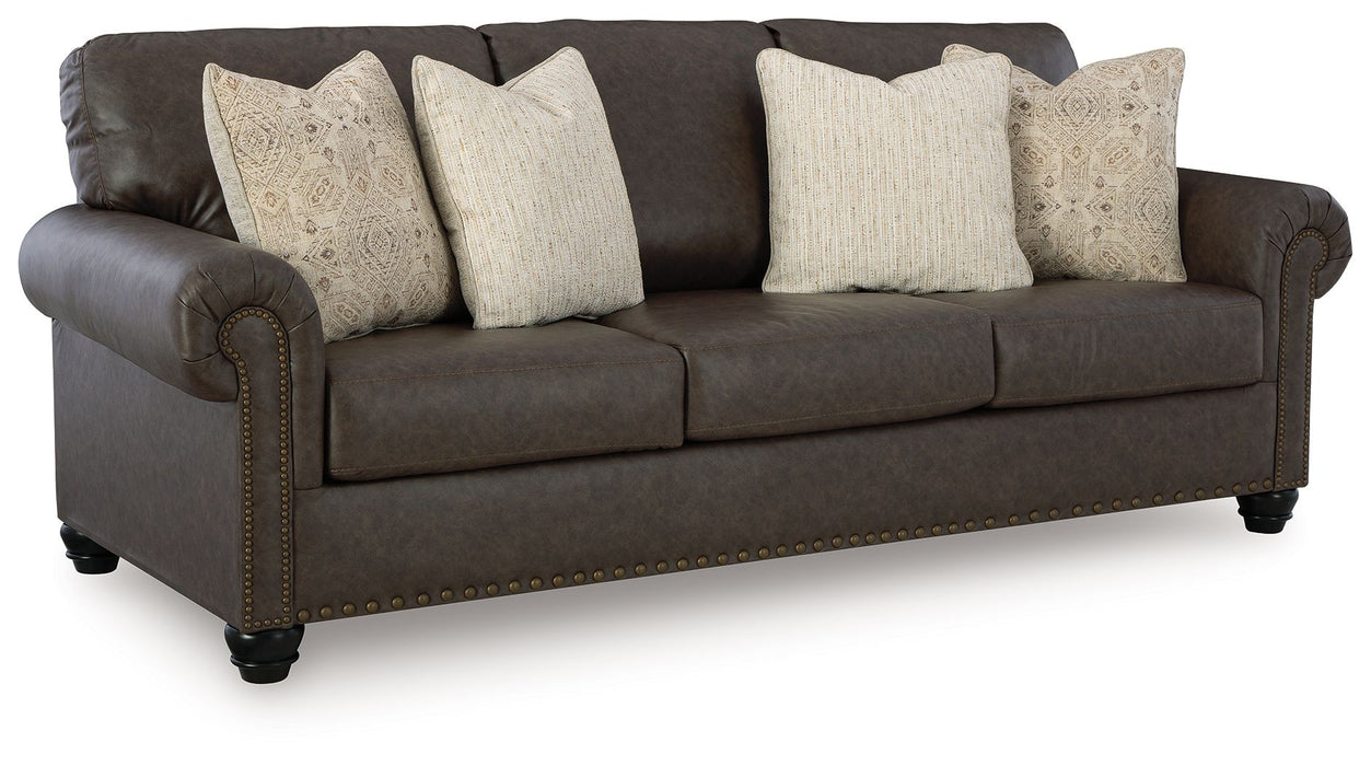 Roxmere - Umber - Queen Sofa Sleeper - Tallahassee Discount Furniture (FL)