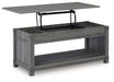 Freedan - Rect Lift Top Cocktail Table - Grayish Brown - Tallahassee Discount Furniture (FL)
