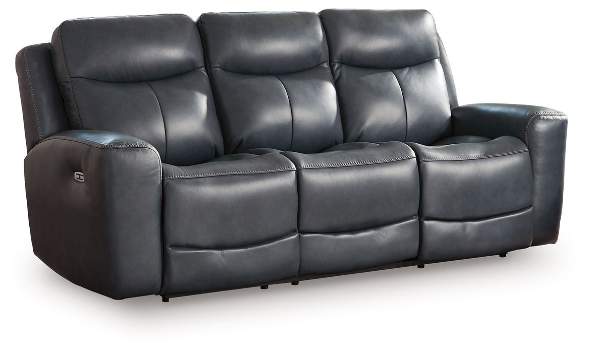 Next Move - Power Reclining Sofa With Adjustable Headrest - Tallahassee Discount Furniture (FL)