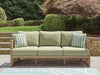 Serena Shores - Beige / Green - Sofa With Cushion - Tallahassee Discount Furniture (FL)