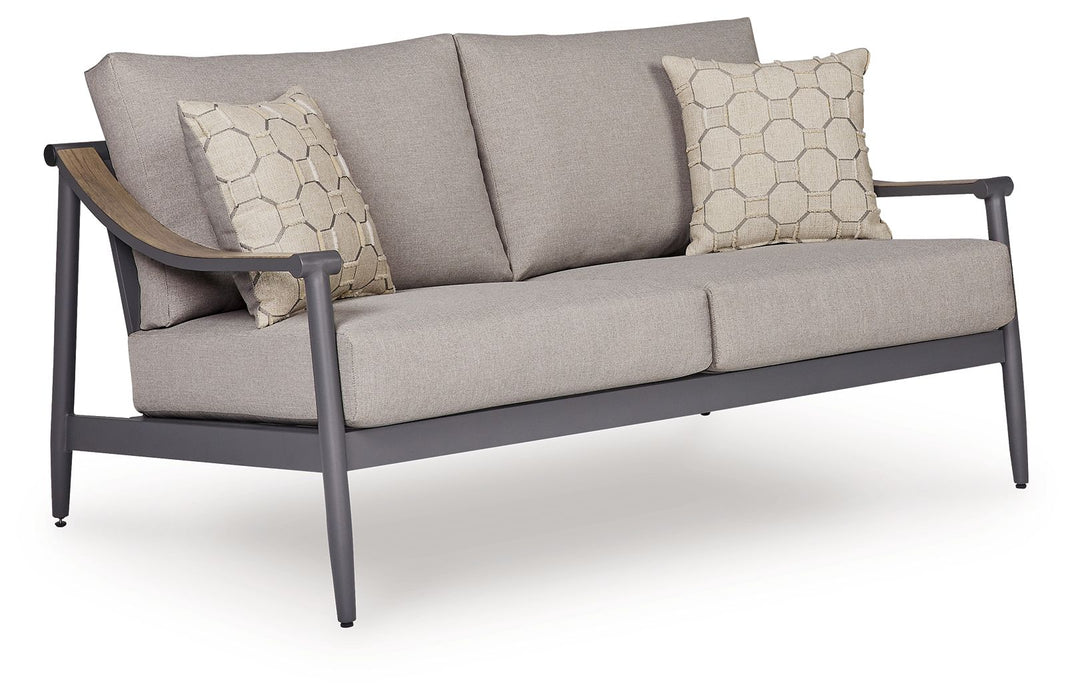 Ocean Beach - Loveseat With Cushion - Gray - Tallahassee Discount Furniture (FL)