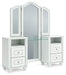 Kozlani - Vanity With Mirror - White - Tallahassee Discount Furniture (FL)