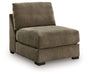 Camellia-Court - Armless Chair - Coffee - Tallahassee Discount Furniture (FL)