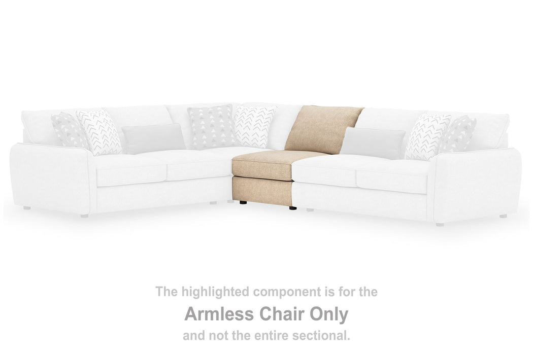 Seyler - Sand - Armless Chair - Tallahassee Discount Furniture (FL)