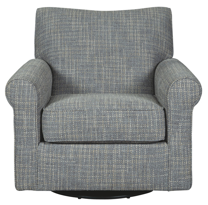 Renley - Ash - Swivel Glider Accent Chair - Tallahassee Discount Furniture (FL)