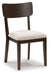 Mallenette - Merlot - Dining Upholstered Side Chair (Set of 2) - Tallahassee Discount Furniture (FL)