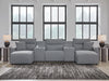 ModMax II - Salt And Pepper - Reclining Sectional - Tallahassee Discount Furniture (FL)