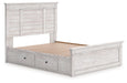 Makidern - Panel Storage Bed With Under Bed Storage Unit - Tallahassee Discount Furniture (FL)