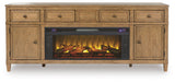 Sharlance - 81" TV Stand With Electric Fireplace - Tallahassee Discount Furniture (FL)
