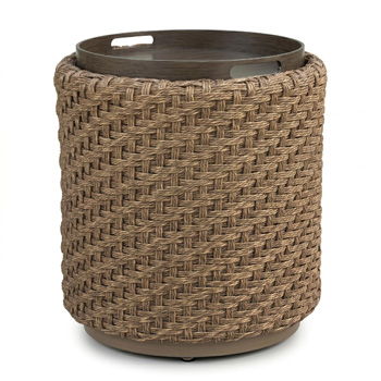 Alabaster - Round End Table - Beige - Tallahassee Discount Furniture (FL)