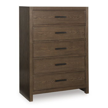 Ticanter - Five Drawer Chest - Brown - Tallahassee Discount Furniture (FL)