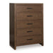 Ticanter - Five Drawer Chest - Brown - Tallahassee Discount Furniture (FL)