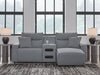ModMax II - Salt And Pepper - Reclining Sectional - Tallahassee Discount Furniture (FL)