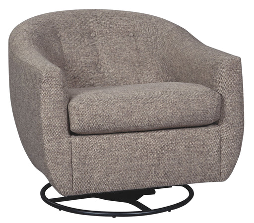Upshur - Taupe - Swivel Glider Accent Chair - Tallahassee Discount Furniture (FL)