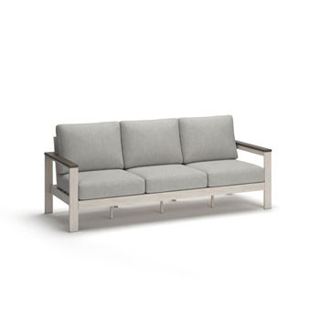 Vista Highlands - Sofa With Cushion - Brown / White - Tallahassee Discount Furniture (FL)