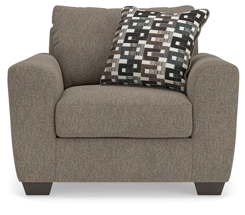 Triston-Peaks - Chair And A Half - Suede - Tallahassee Discount Furniture (FL)