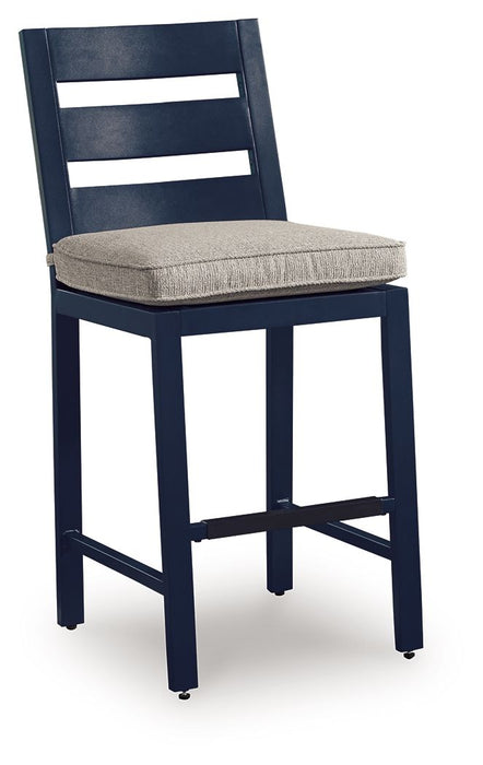 East Beach - Barstool (Set of 2) - Blue - Tallahassee Discount Furniture (FL)