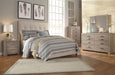 Culverbach - Gray - 5 Pc. - Dresser, Mirror, Queen Upholstered Bed, 2 Nightstands - Tallahassee Discount Furniture (FL)