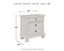 Robbinsdale - Two Drawer Night Stand - Antique White - Tallahassee Discount Furniture (FL)